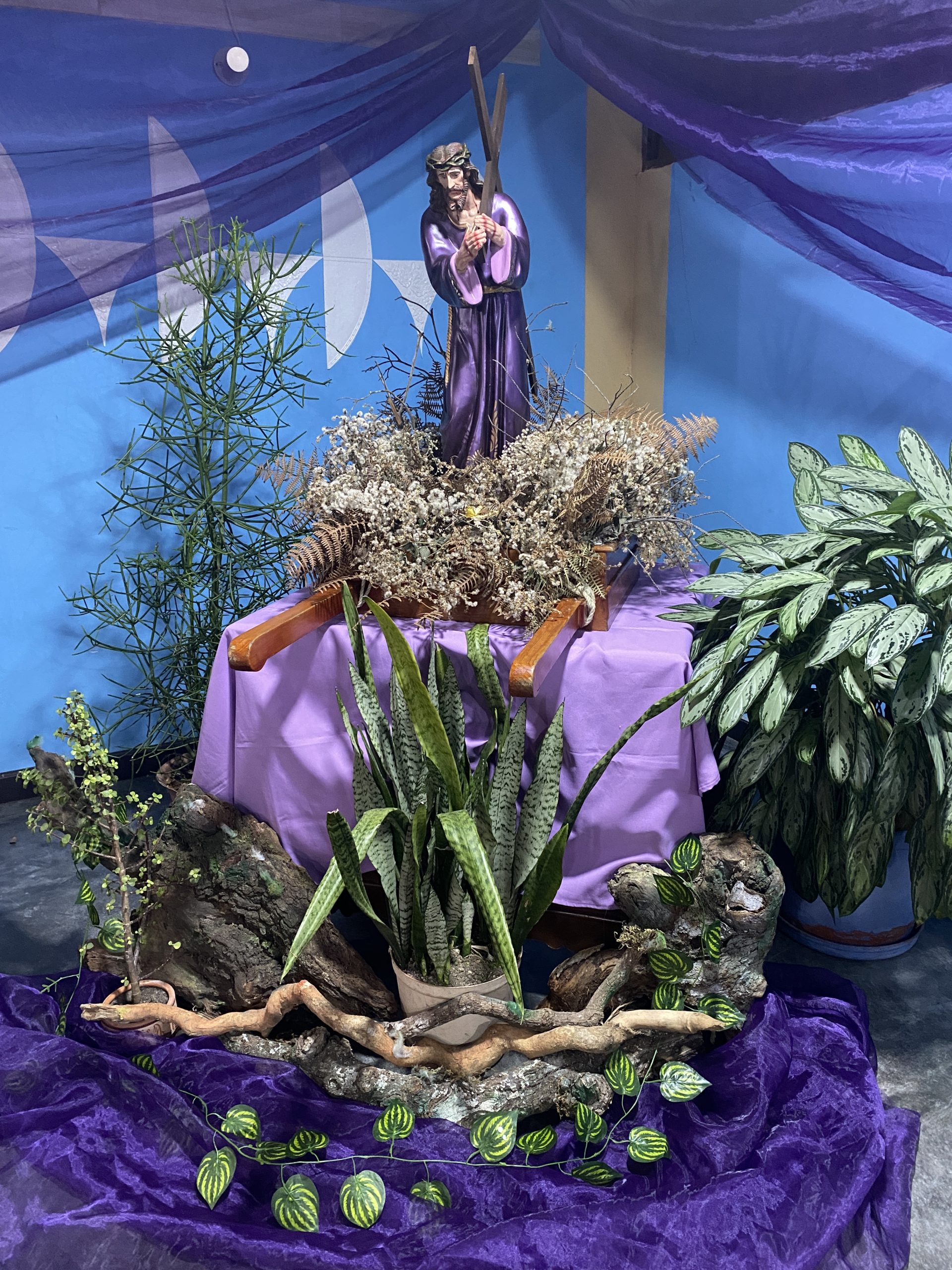 El Nazareno recorre los sectores de Zea en un emotivo encuentro de fe y sanación